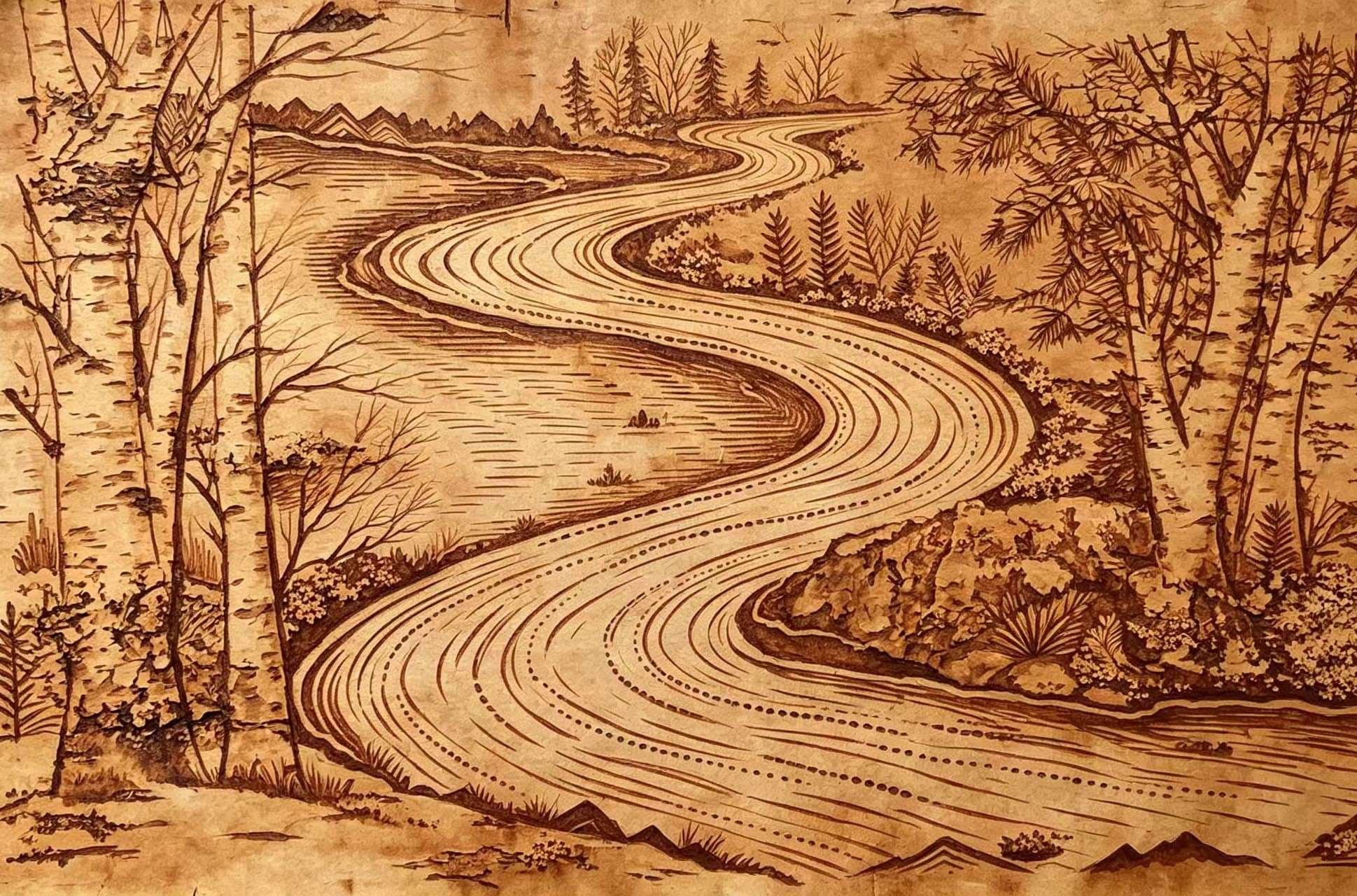 河流纹
