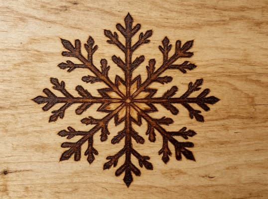 雪花纹